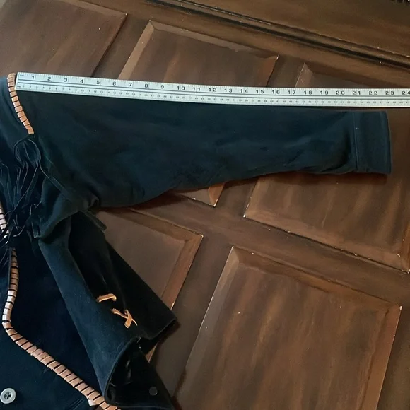 Women’s size 10 vintage black Scully Fringe Leather western equestrian Jacket - Picture 11 of 16